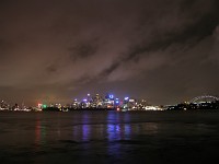  Sydney harbour at night - taken from Cremorne Point ferry jetty