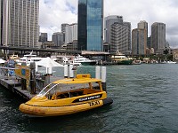  Water taxi waits for passengers at Circular Quay