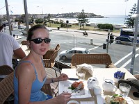  Enjoying a relaxing breakfast overlooking Bondi Beach