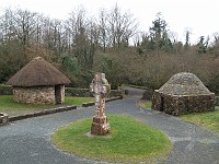  Model of early Christian settlement at the Irish National Heritage Park