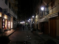  Shopping district at night