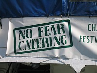  Interesting name for a catering company...
