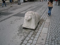  An otherwise beautiful city is littered with these awfully drab looking concrete lions!