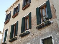  Window shutters on a typical Venetian building