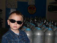  Adrian hanging out with the cylinders