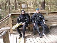  Mark and Martin before the dive
