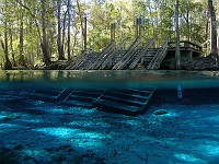  Ginnie Springs - stairs at entry point