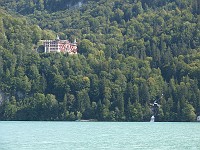  The Grandhotel Giessbach from a distance - our destination.