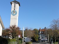  This huge church tower is part of a large church complex, across the road from the mosque.