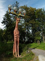  Gaudi's influence can also be seen on these statues near the summit.