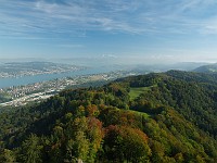  View of lake Zurich towards Rapperswil