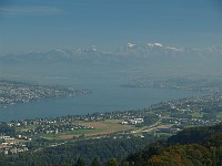  View of Lake Zurich towards Rapperswil