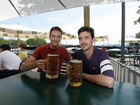  Mark and Rob, Beer Garden, Zurich