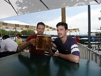  Mark and Rob, Beer Garden, Zurich