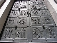  Church door, Grossmunster, Zurich