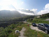  Going over the St. Bernadino pass