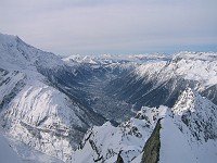  View from the top section of Les Grands Montets