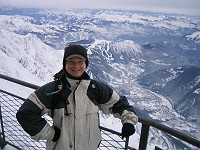  Aiguille du Midi - 3842m - right next to Mont-Blanc (4810m) - Charles