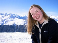  Lynn at the Jatzhtte, 2500m