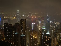  View from our hotel room window - Hong Kong island