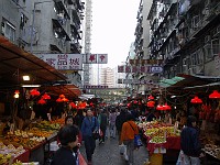  Checking out a market at Shau Kei Wan - markets abound almost everywhere