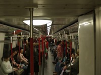  Travelling on the subway was cheap, fast and comfortable, even during the crowded time. Subway trains were large and air-conditioned.