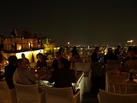  Vertigo restaurant, Bangkok. Dining on top of a 61 floor building - views of Bangkok from every side.