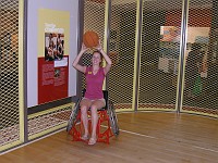  Lynn gets in some basketball practice at the Australian Institute of Sport