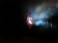  Giant heart device on the Harbour Bridge