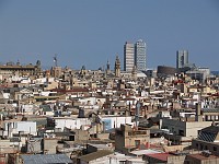  View from the hotel balcony (on La Rambla)