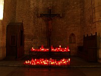  Inside one of the many churches