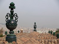  View over the city, Sagrada Familia can be seen far in the distance