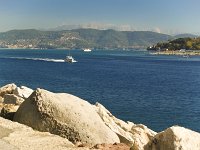  Walking up to St. Peter's church, looking into the bay