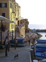  Down by the waterfront in Riomaggiore