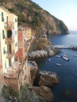  Down by the waterfront in Riomaggiore