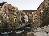  Early morning at the waterfront in Riomaggiore