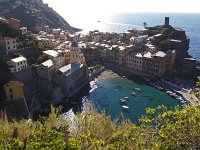  Leaving Vernazza and looking down from the path to the north