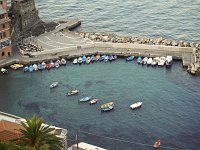  Looking down into the harbour of Vernazza - early morning