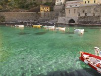  Boats on the harbour in Vernazza