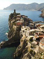  looking down on Vernazza from the path to the south - early afternoon