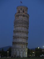  The learning tower of Pisa - early evening