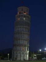  The learning tower of Pisa - early evening