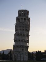  The learning tower of Pisa - morning