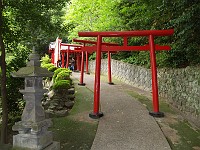  Some gates leading to a small shrine.