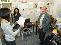  Giving certificates after completion of courses.