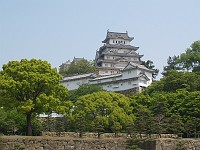  Inside the grounds of Himeji Castle