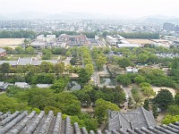  View from the top of Himeji Castle