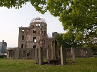  One of the buildings which wasn't flattened in the blast was preserved to remind us of what happened. It was chilling to see.