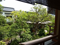  View from our private tatami room