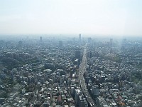  View over Tokyo from the Ropongi Hills building.